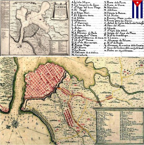 HABANA –MAPA 1743